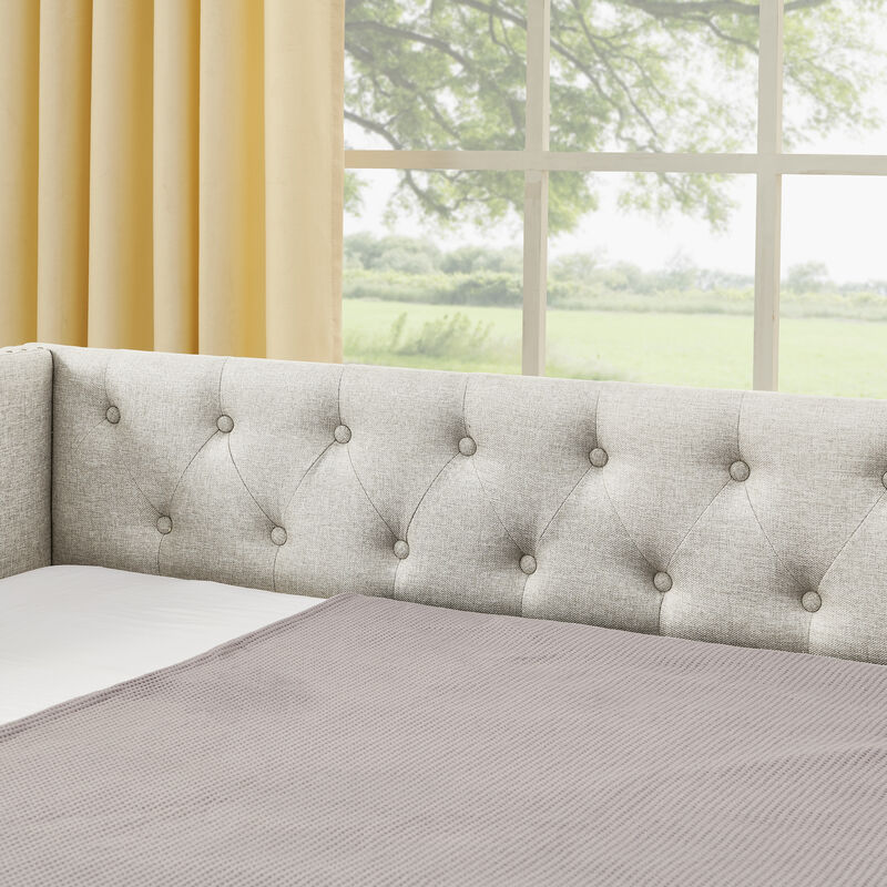 Cospeb Tufted Upholstered Daybed image number 6