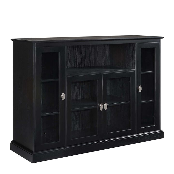 Convenience Concepts Summit Highboy TV Stand with Storage Cabinets and Shelves