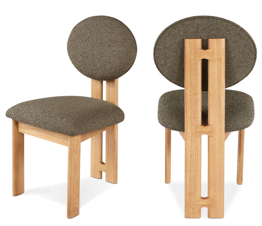 Meridian Furniture Napa Olive Dining Chair, Set of 2