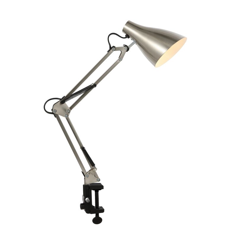 Odile Classic Industrial Adjustable Articulated Clamp On LED Task Lamp