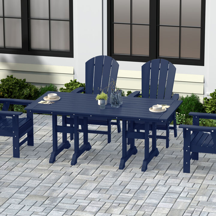 WestinTrends 71" Outdoor Patio Dining Table
