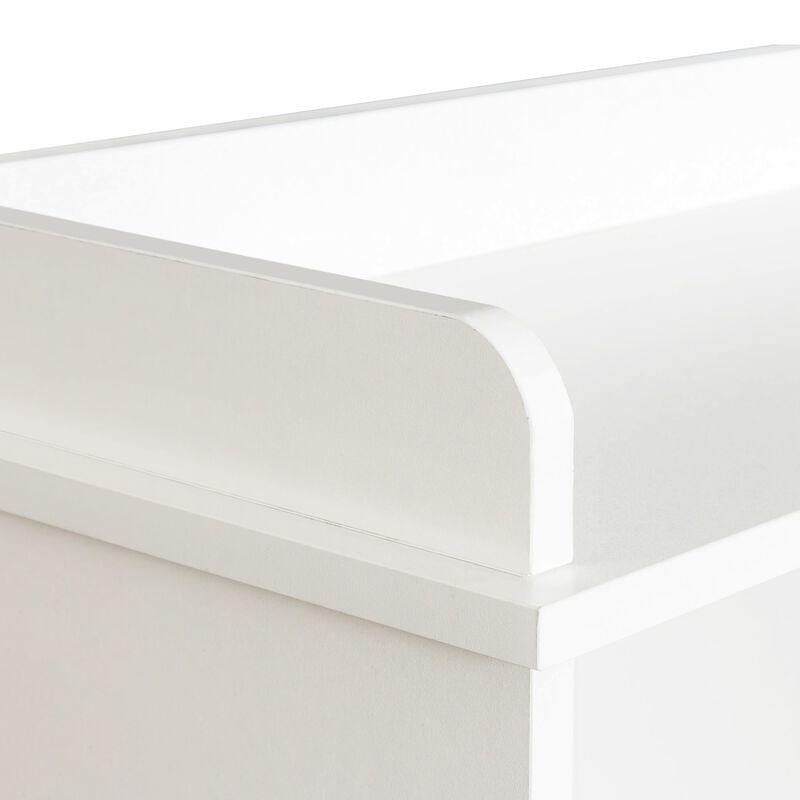 Clihome 53 Inch Tall 10-shelf Bookcase, 5-Tier Storage Shelf with Cubbyholes For Books & Home Decor image number 3