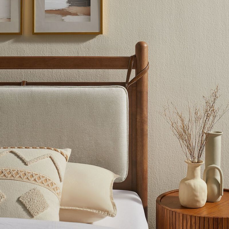 Leni Twin Size Wood Platform Bed Frame image number 9