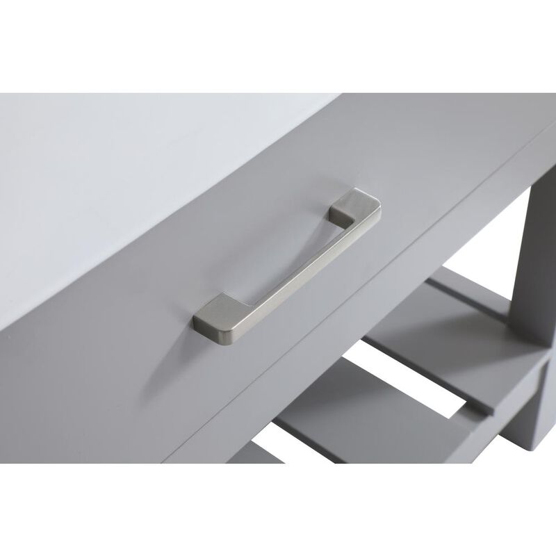 Elegant Kitchen and Bath 36 inch Single bathroom vanity in grey