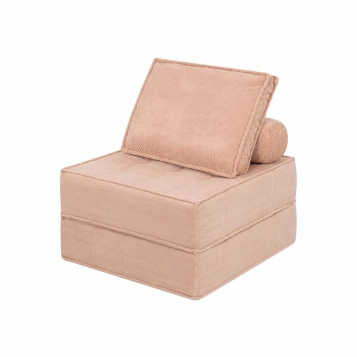 GOODSILO Modular Single Seater Sofa with DIY Multi-Combination Design, Skin-Friendly Fabric for Living Room