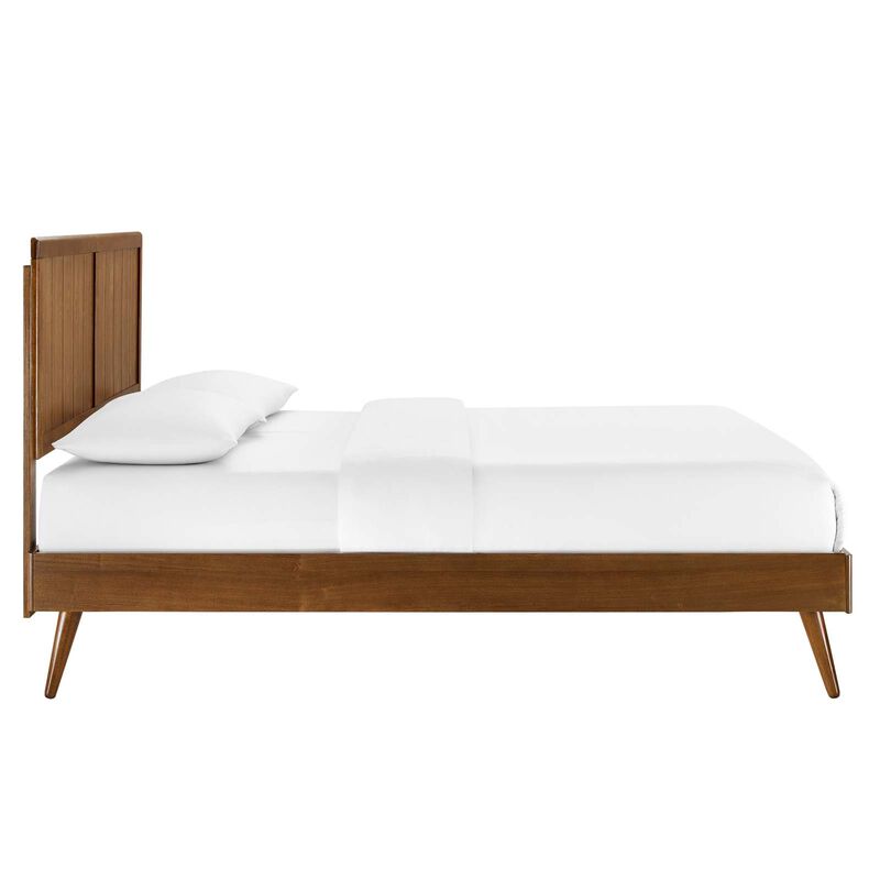 Modway - Alana Queen Wood Platform Bed with Splayed Legs
