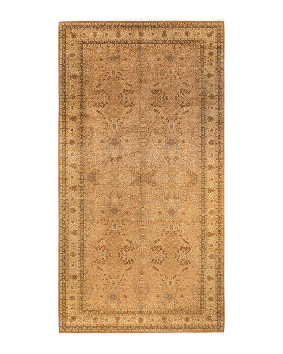 Mogul, One-of-a-Kind Hand-Knotted Area Rug  - Yellow, 8' 2" x 15' 10"