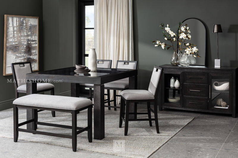 Elodie Counter Table & 4 Stools image number 1