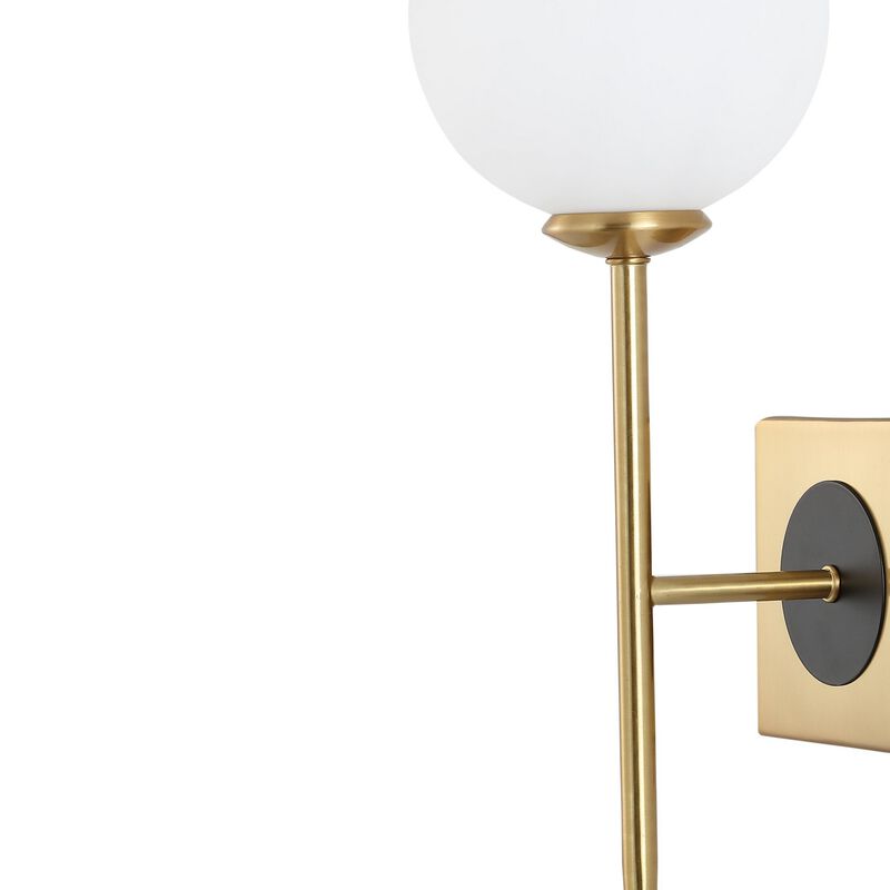 Sylvie 1-Light Coastal French Country Iron LED Sconce