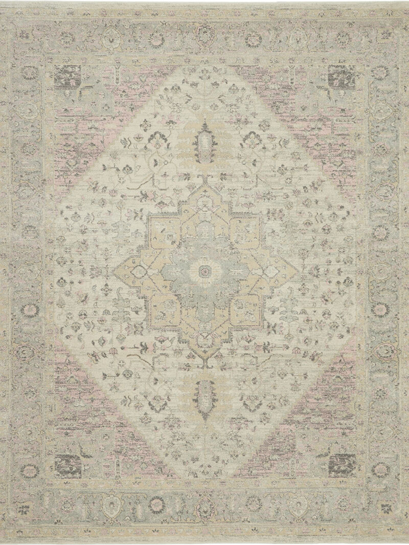 Tranquil TRA06 Ivory/Pink 8'10" x 11'10" Rug