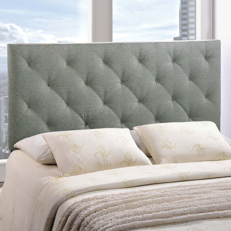 Modway - Theodore Queen Upholstered Fabric Headboard image number 1