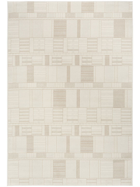 Nordic NRC04 Ivory/Beige 4' x 6' Rug