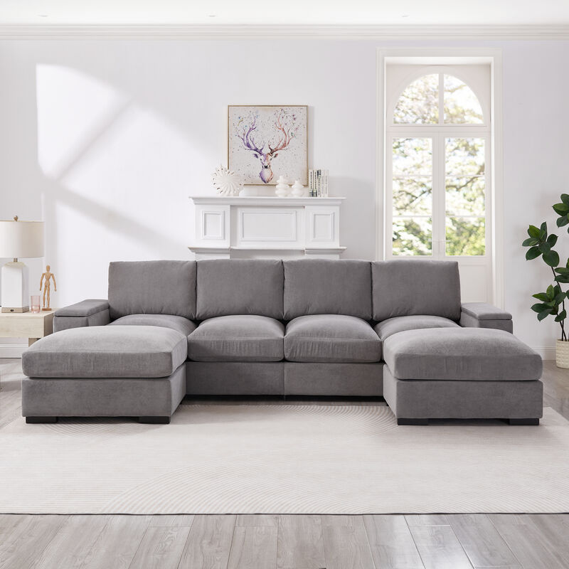Monind U-Shaped Sectional Sofa image number 2