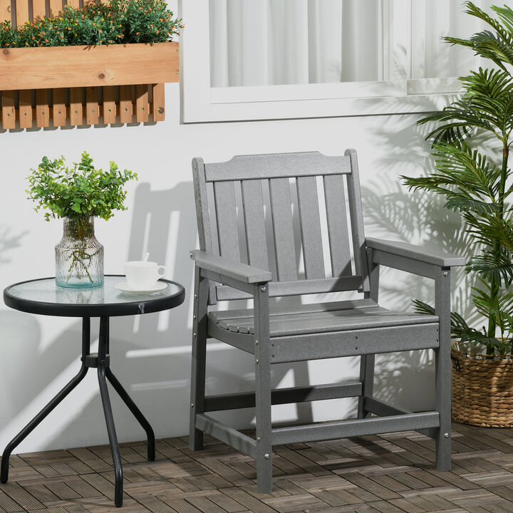 Hivvago Heavy-Duty Outdoor Chair, Weather-Resistant Patio Dining Chair