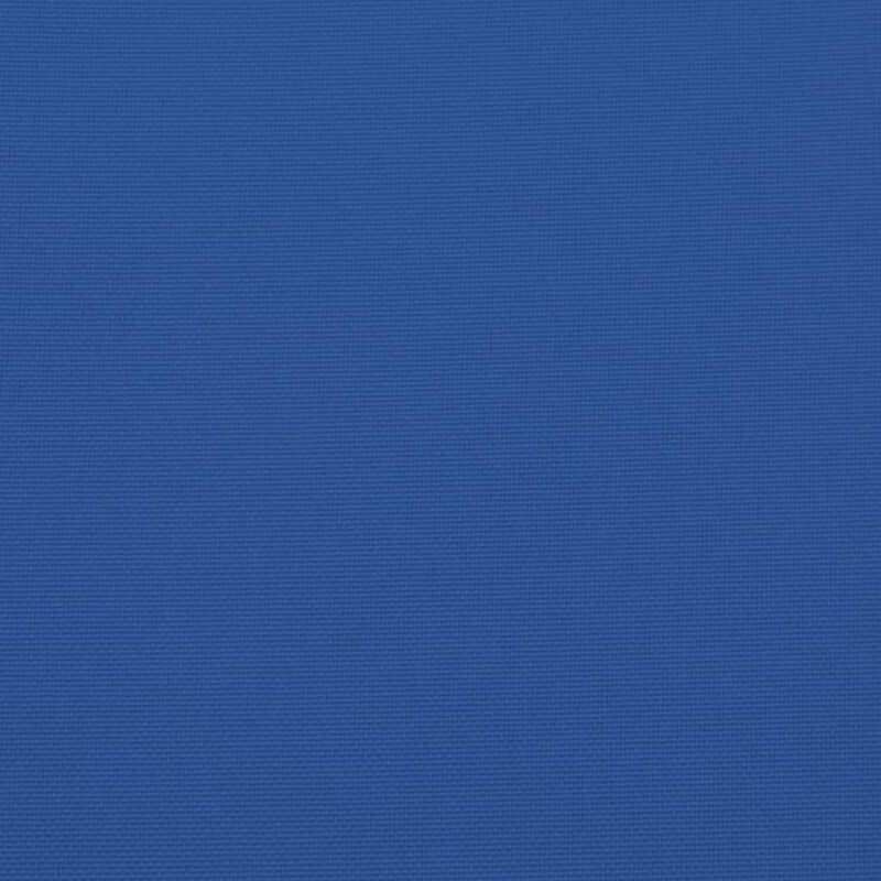 Claire Outdoor Cushion for Bench, Button Tufted Blue Fabric, 47 Inch - Benzara