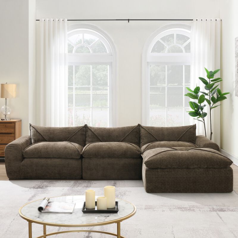 Neltaf Compressed Sectional Sofa image number 2