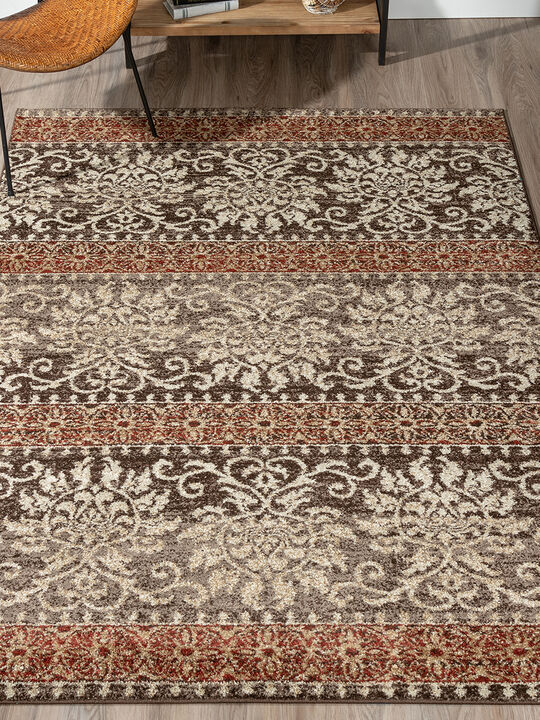 Gala GA6 Chocolate 3'3" x 5'1" Rug