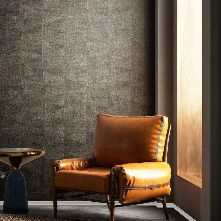 The Woods and Wicker Graphic Bronze Brown Wallpaper 33359