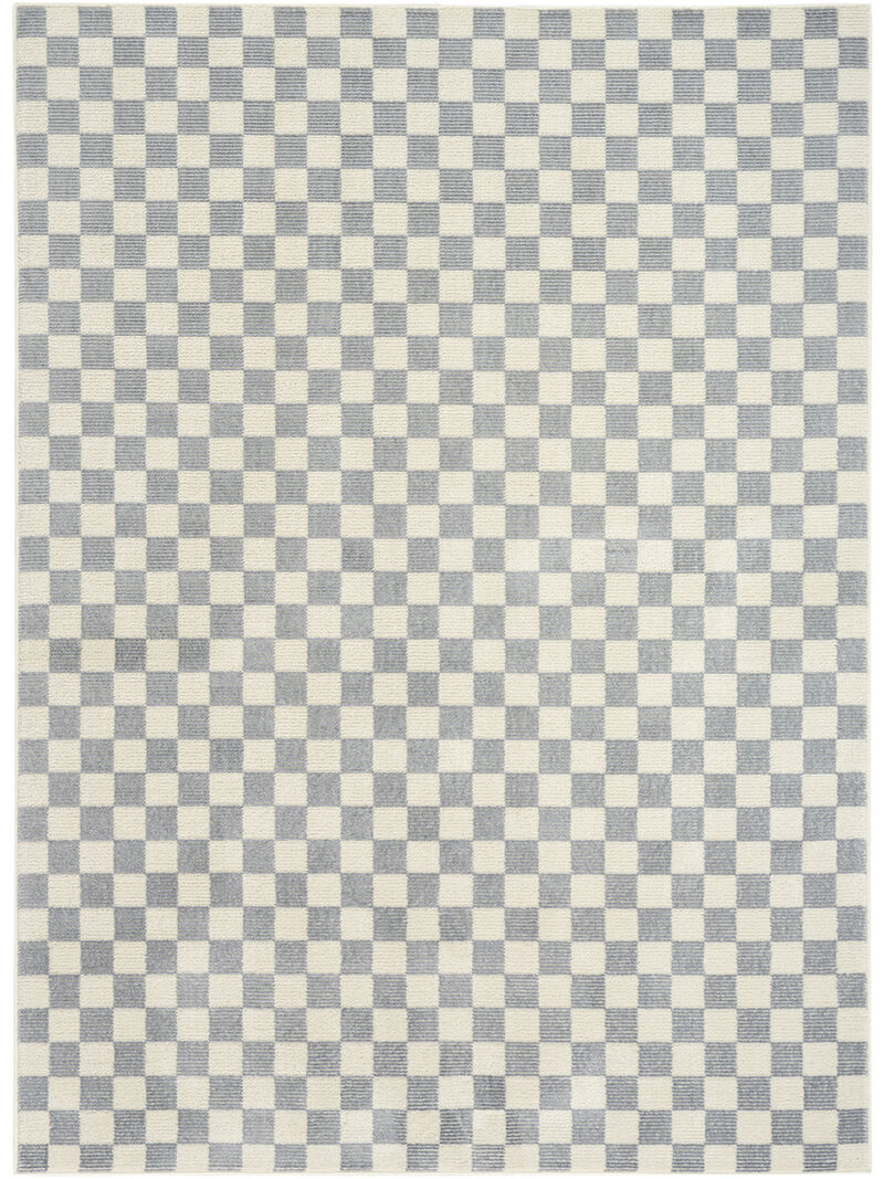 Serenity Home SRH10 Ivory/Blue 6' x 9' Rug