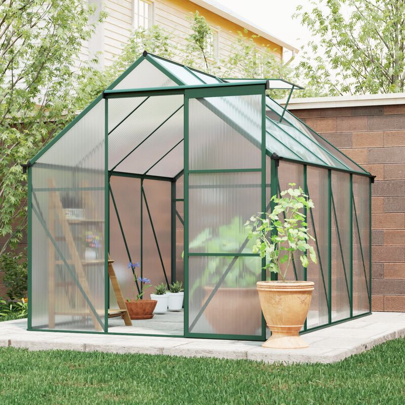 Green-6 x 8 FT Outdoor Patio Greenhouse image number 1