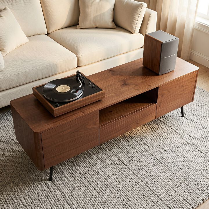Jinglu  iron legs TV Stand