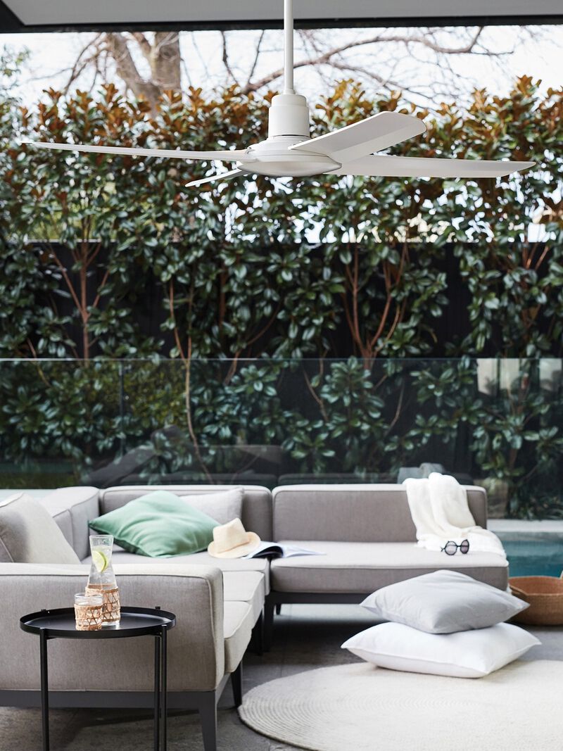 Lucci Air Nautilus 52" Wet Rated Outdoor Ceiling Fan with Remote Control, Modern Patio Ceiling Fan image number 6