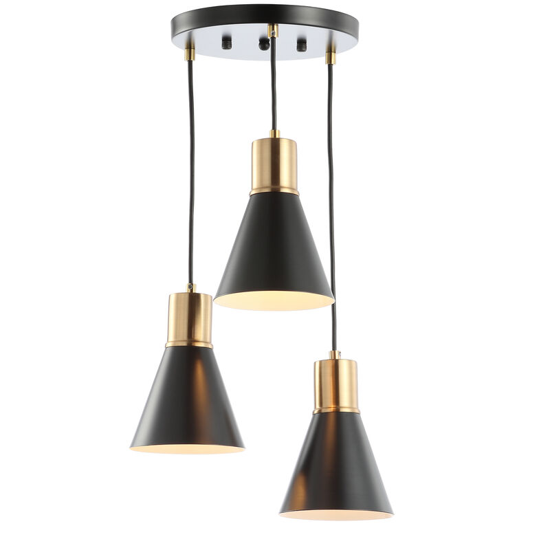 Apollo Mid-Century Modern Iron LED Pendant image number 0