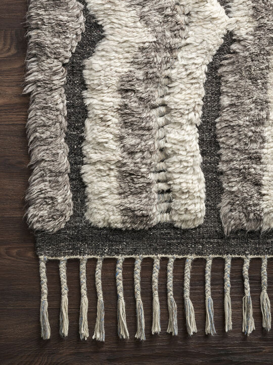 Khalid KF03 Stone/Charcoal 2' x 3' Rug