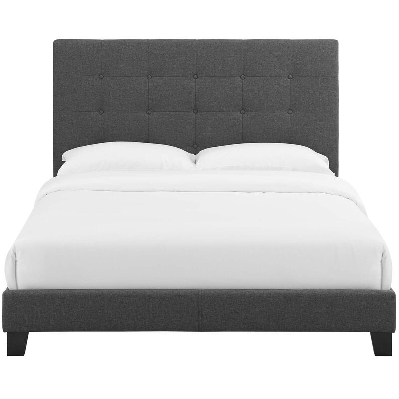 Modway - Melanie Full Tufted Button Upholstered Fabric Platform Bed image number 4