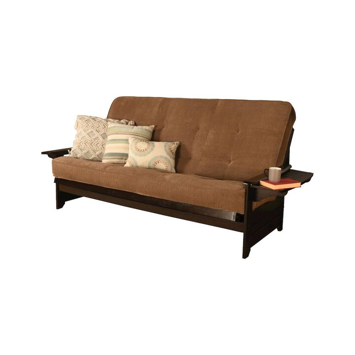 Phoenix Frame Queen-Espresso Finish-Marmont Mocha Mattress