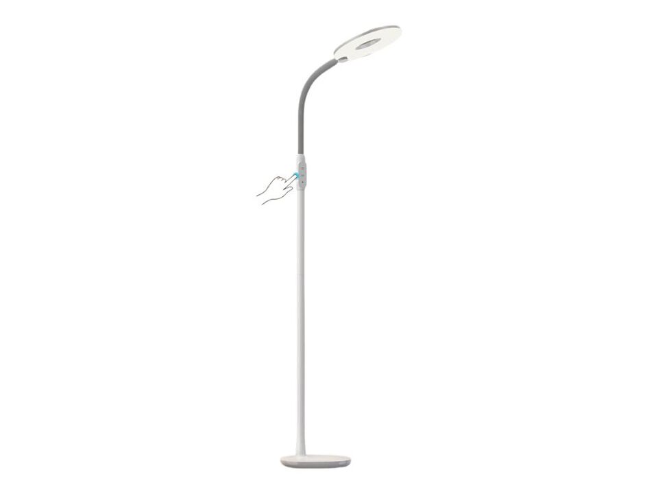 Touch Control LED Floor Lamp Dimmable with Gooseneck for Living Room