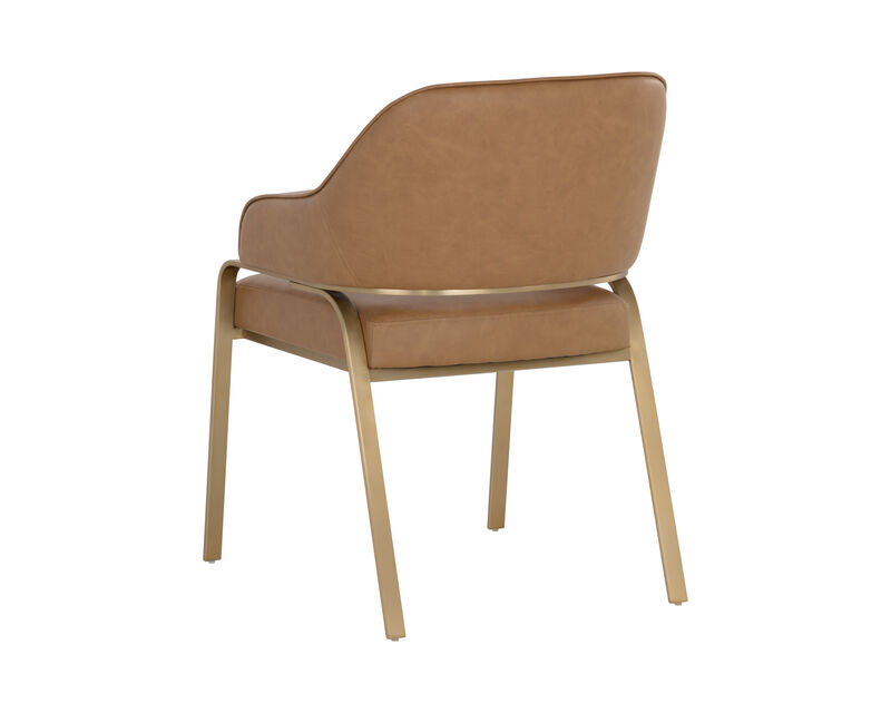Thorne Milliken Cognac Dining Armchair image number 3
