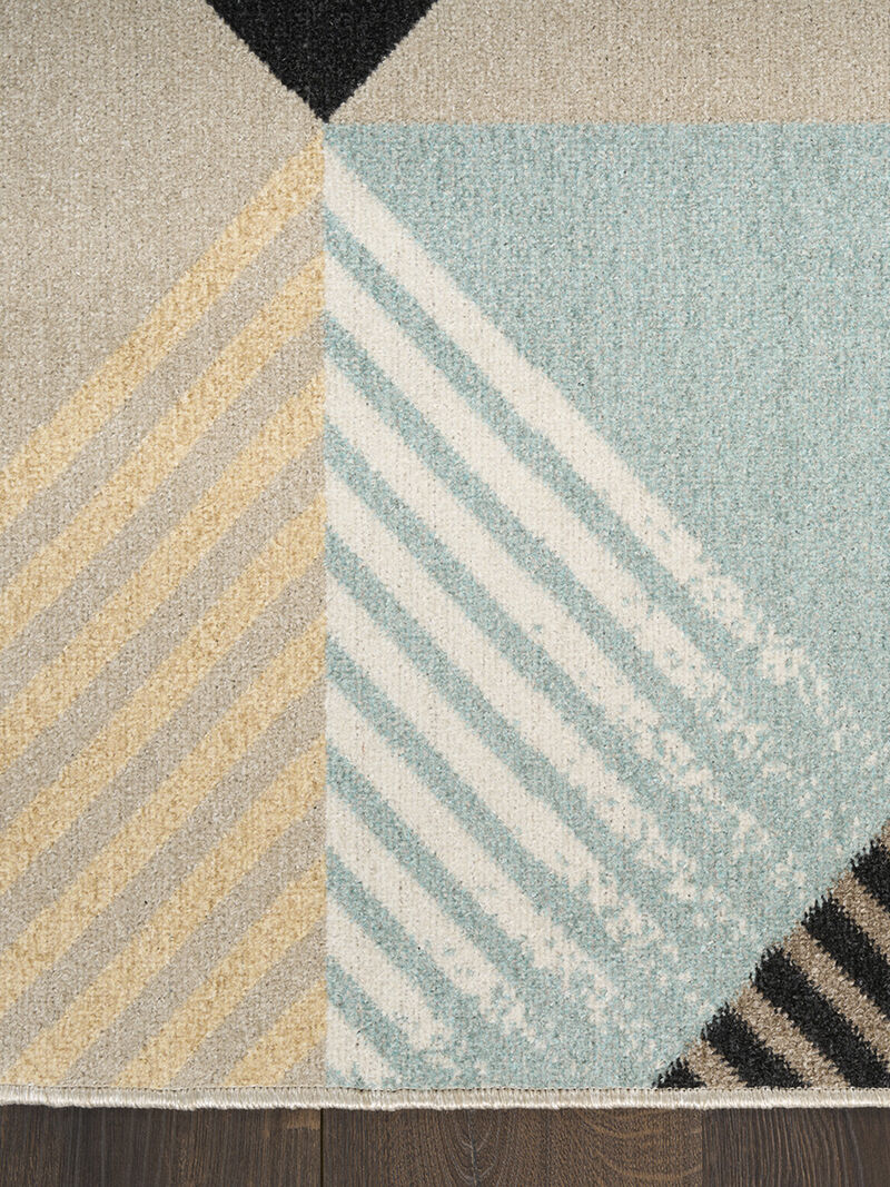 Washable Decor WSD10 Multicolor 2' x 6' Rug