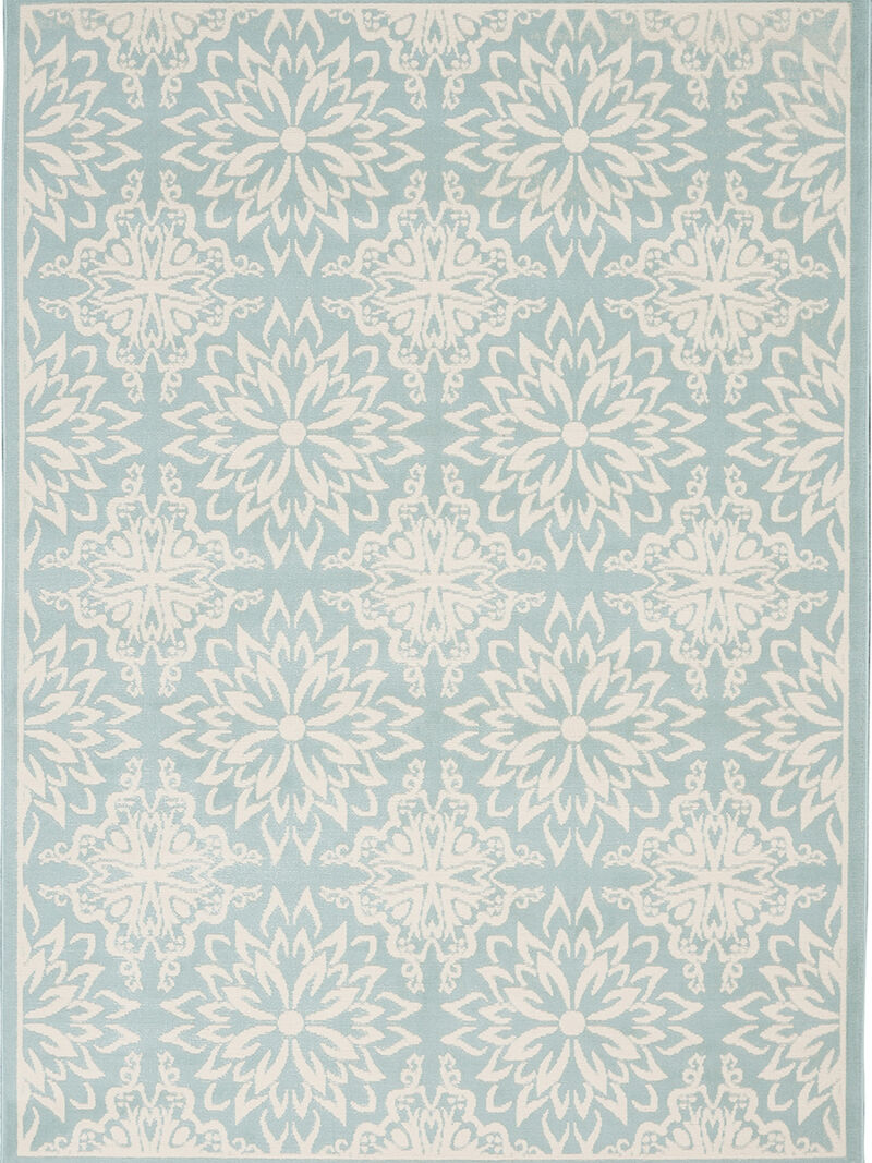 Jubilant JUB06 Ivory/Green 4' x 6' Rug