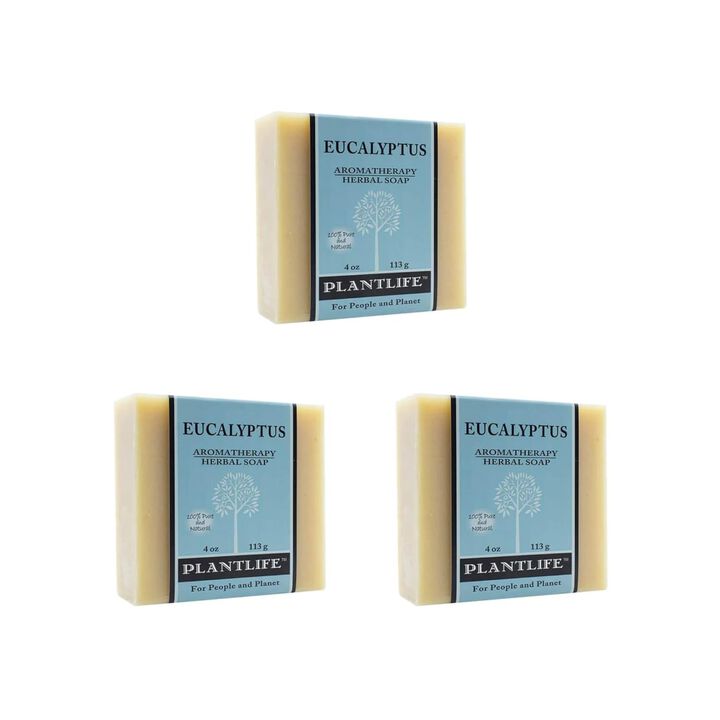 Plantlife Bar Soap - Eucalyptus 3 Pack