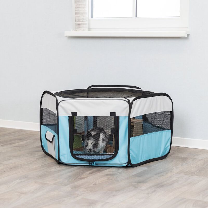 TRIXIE Soft-Sided Nylon Mobile Playpen image number 1