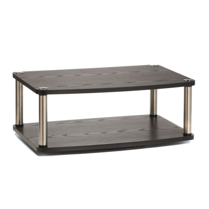 Hivvago 2-Tier Swivel TV Stand / TV Turntable Swivel Board