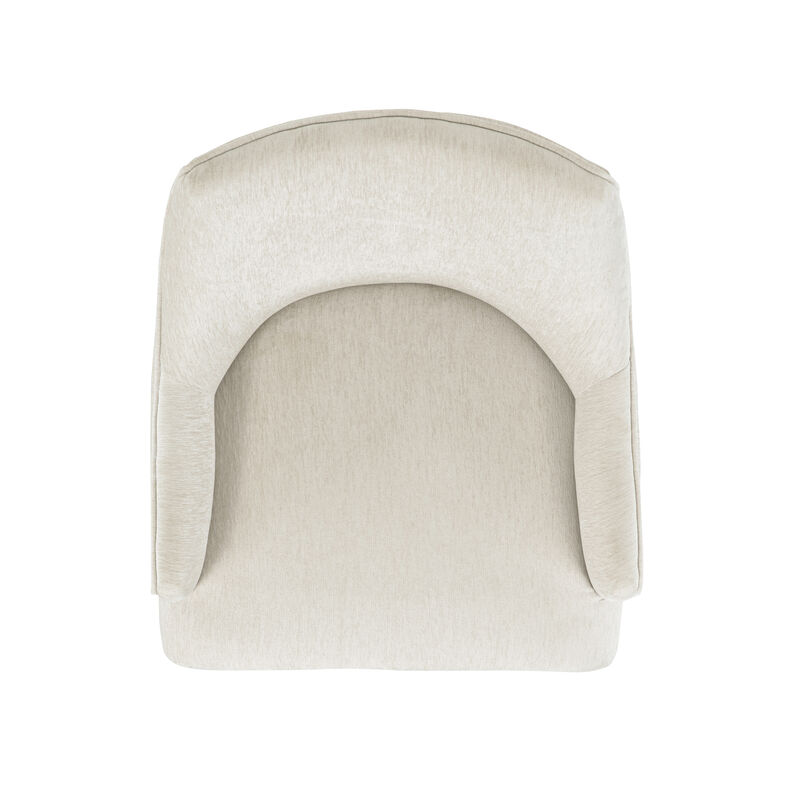 Beever White Dining Armchair