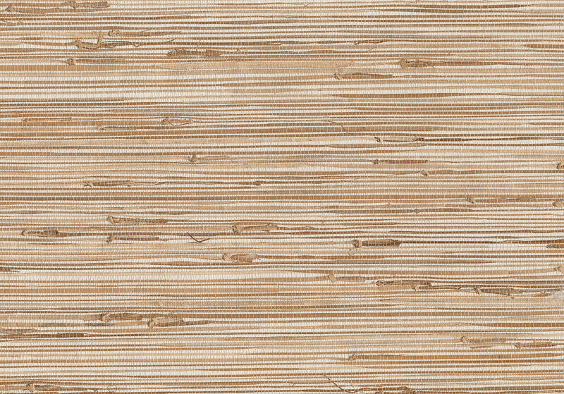 Kaziko Khaki Grasscloth Wallpaper image number 0