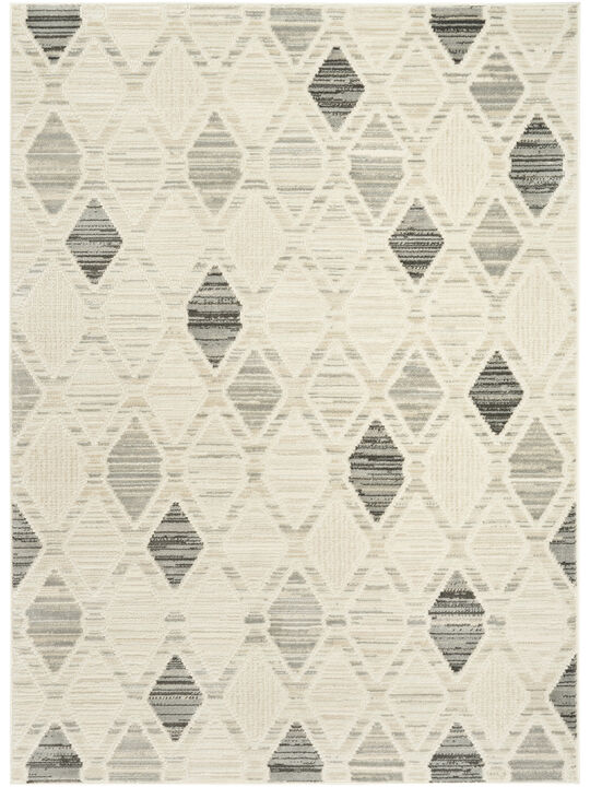 Serenity Home SRH08 Beige/Gray 3'11" x 5'11" Rug