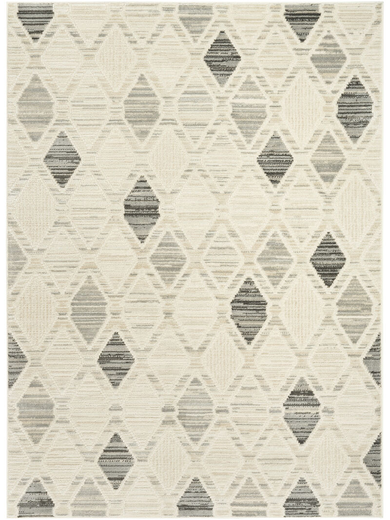 Serenity Home SRH08 Beige/Gray 3'11" x 5'11" Rug