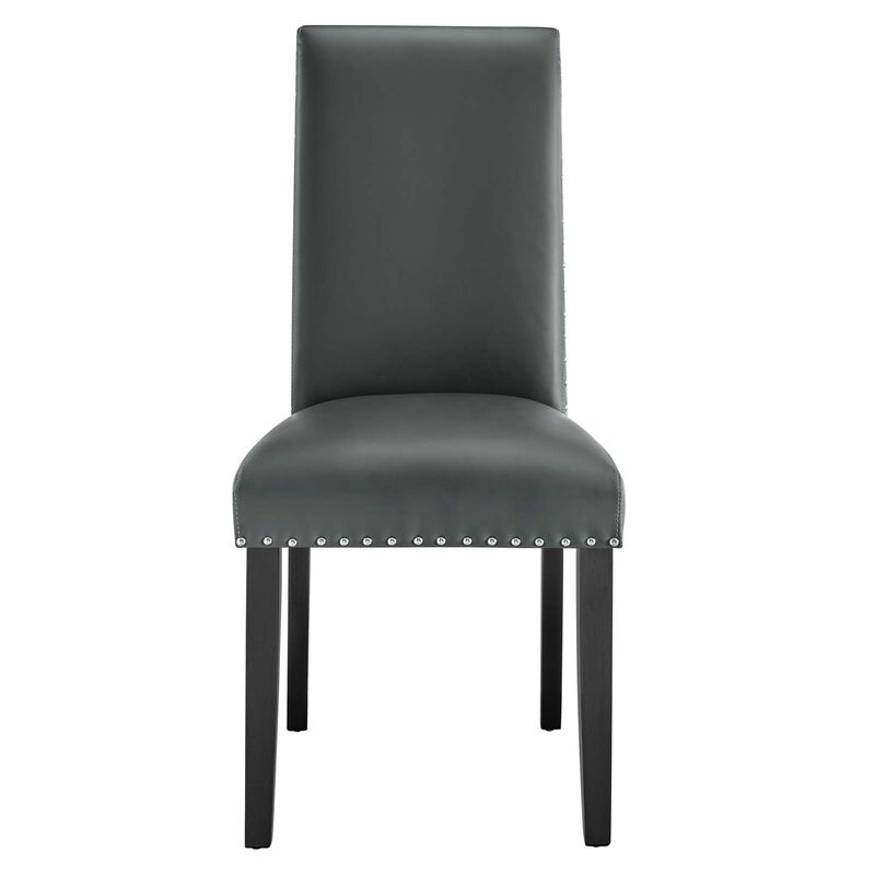 Parcel Dining Vinyl Side Chair-Benzara image number 4