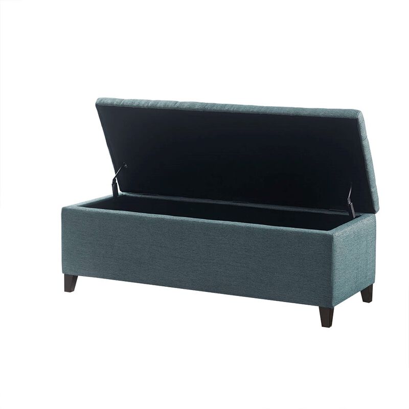 Gracie Mills Bianca Tufted Upholstered Storage Bench with Soft Close
