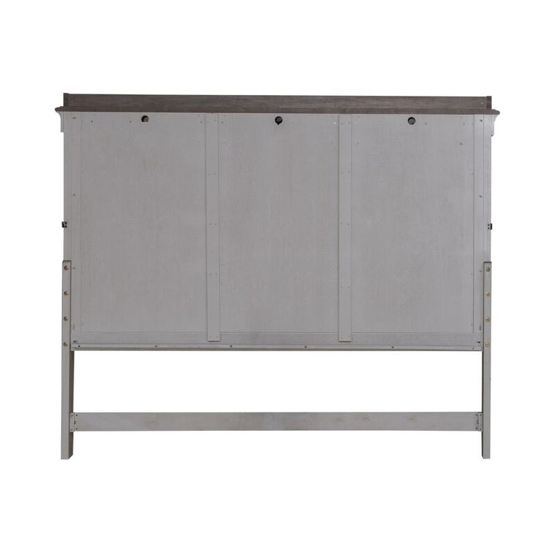 Liberty Furniture King Mantle Headboard Farmhouse White image number 4