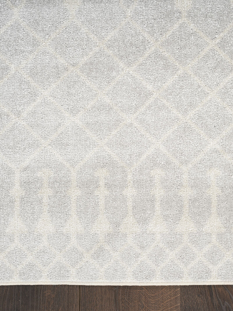 Astra Machine Washable ASW10 Gray 2'2" x 10' Rug