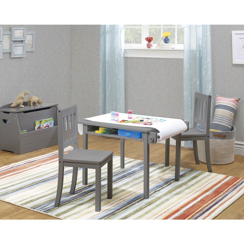 Sorelle Imagination Kids Table & Chair Set with Storage Bins and Activity Top image number 1