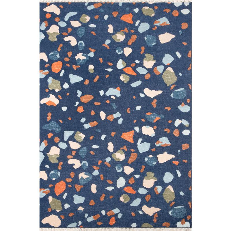 Novogratz Contemporary Runner Area Rug, Navy, 2'3 X 8' Runner