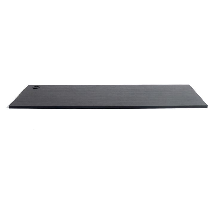 Asti Workbench Top, 20x64 Metallic Gray, Eco Friendly Melamine