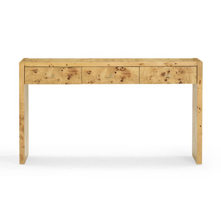 Brandyss Burl Console Table