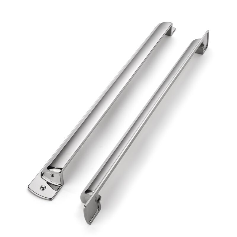 khtumeware 6 Pack 12""(305mm) Cup Drawer Pulls Polished Chrome Cabinet Pulls Kitchen Hardware Bin Cup Cabinet Handles Drawer Han